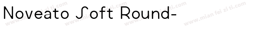 Noveato Soft Round字体转换